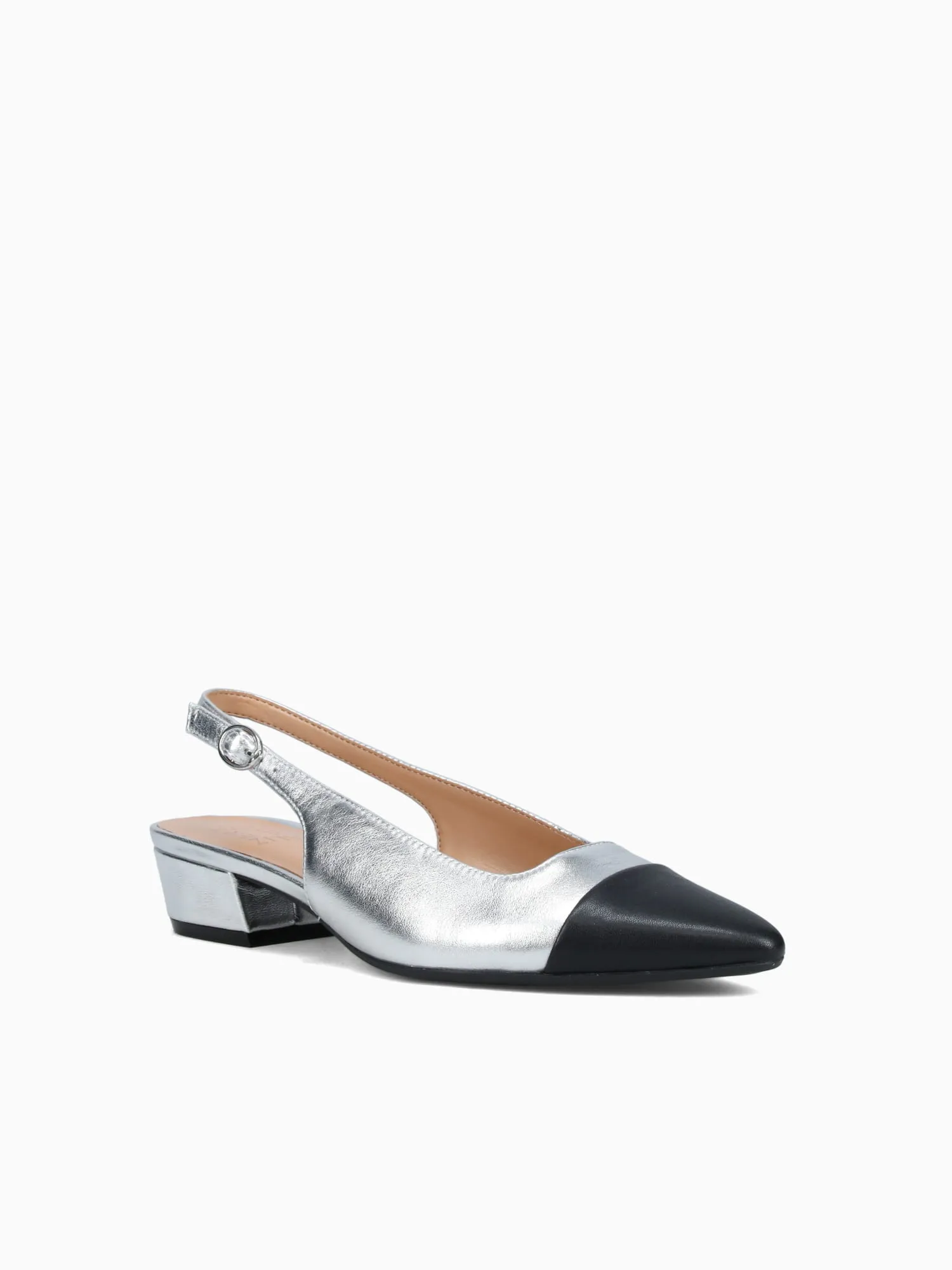 Bankssl Silver Black leather