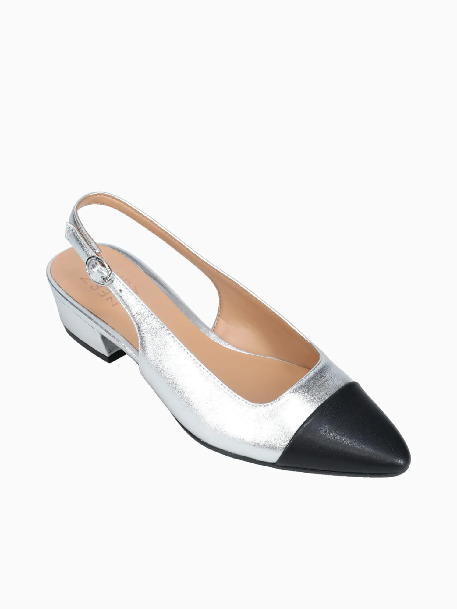 Bankssl Silver Black leather