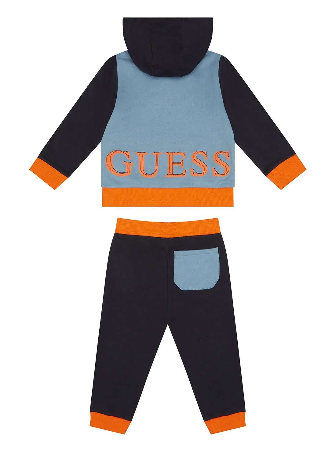 Blue Multi Active Jacket And Pants 2-Piece Set (0-12m)