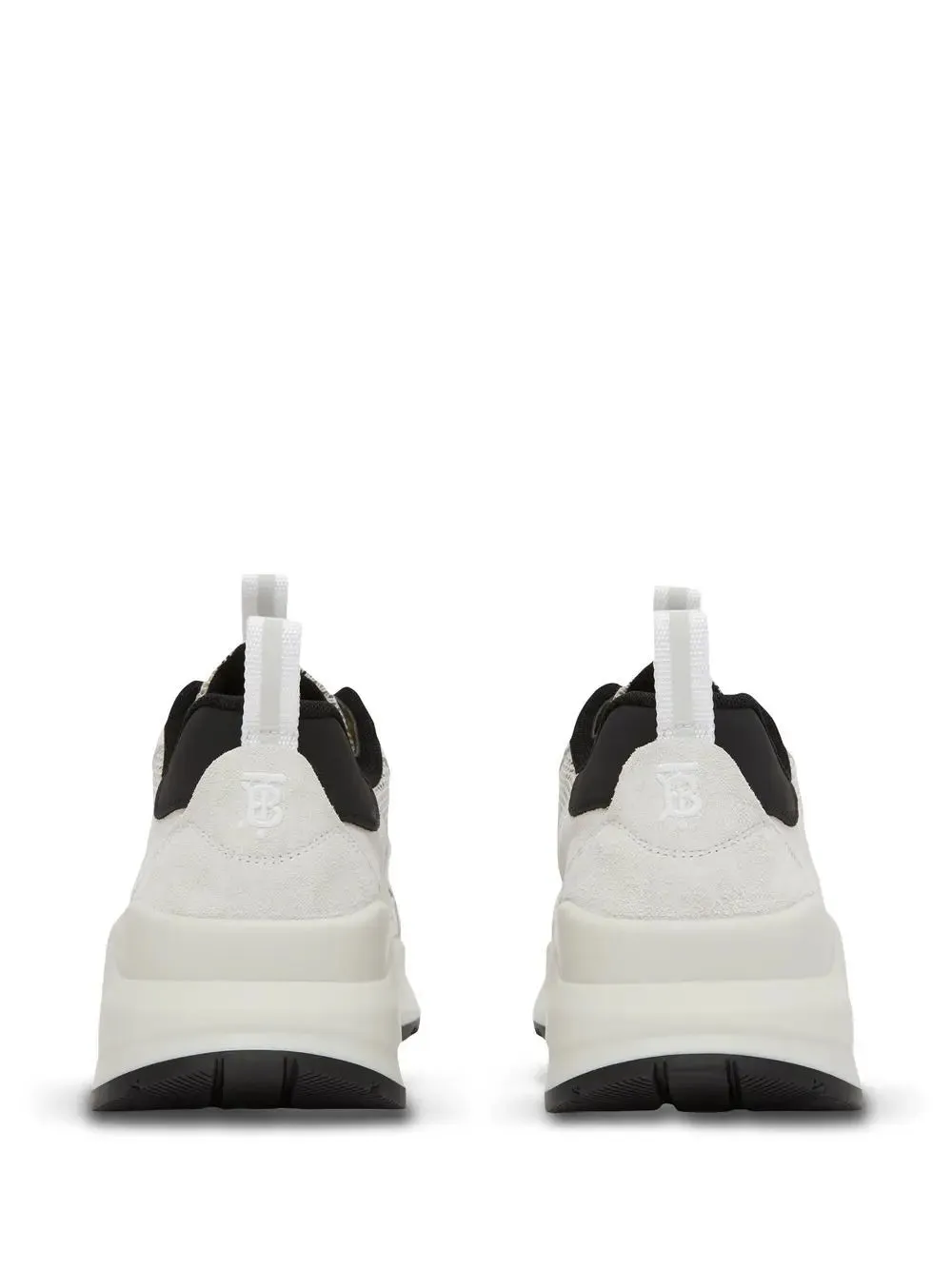 CHECK MESH LOW-TOP TRAINERS