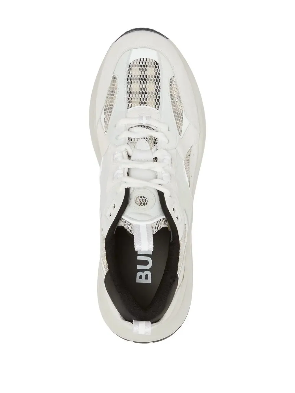 CHECK MESH LOW-TOP TRAINERS