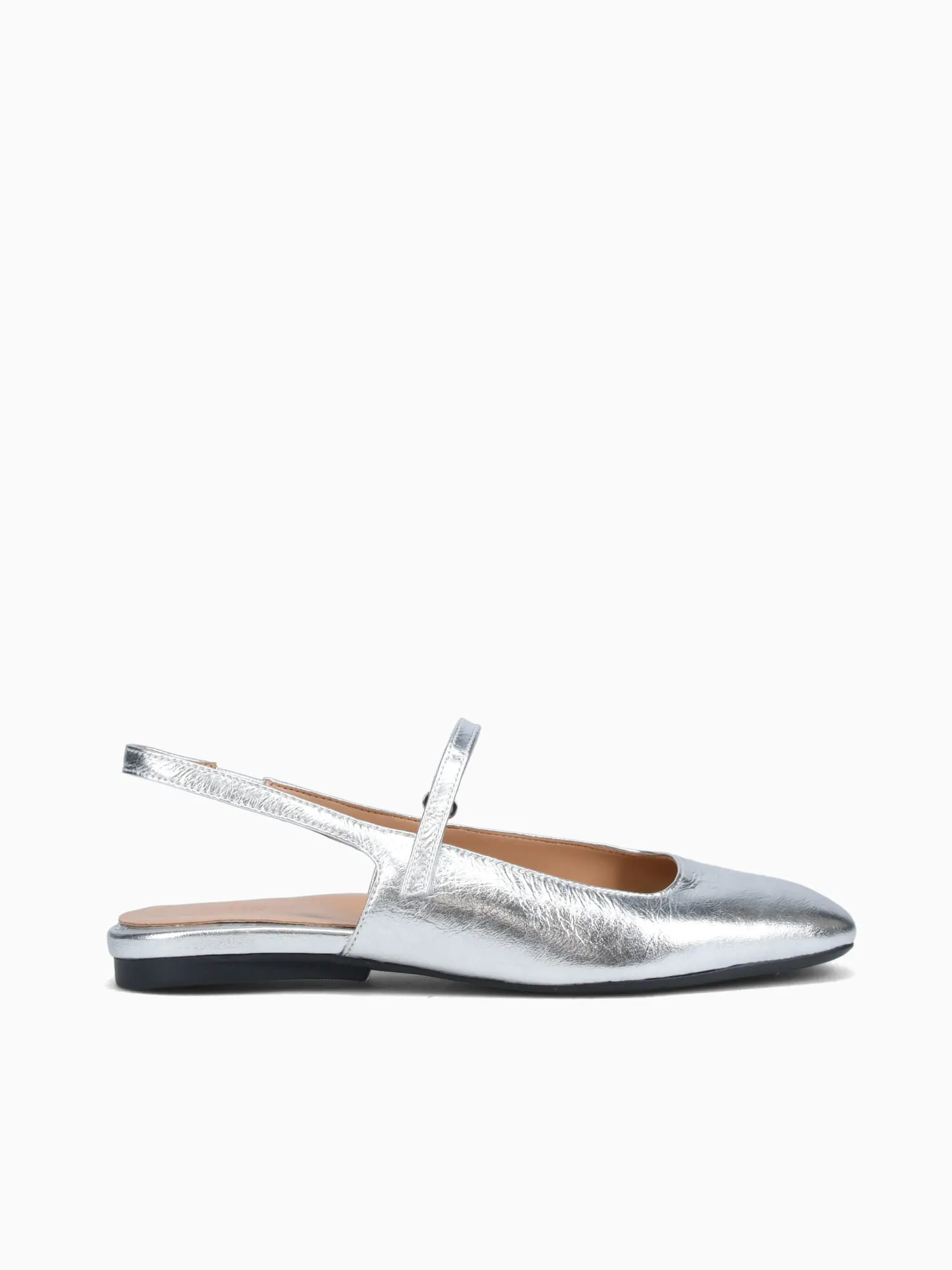 Connie Silver Leather