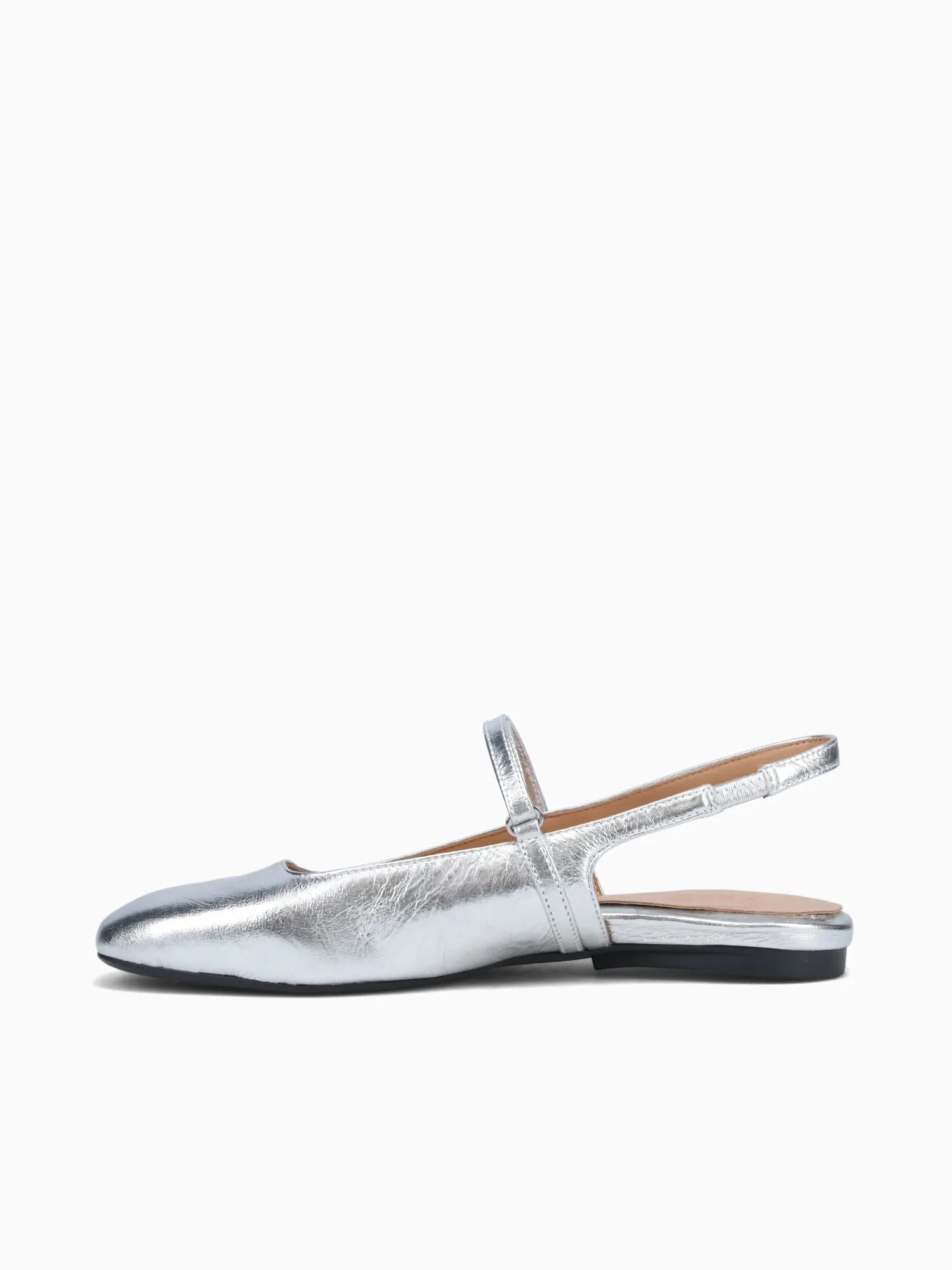 Connie Silver Leather
