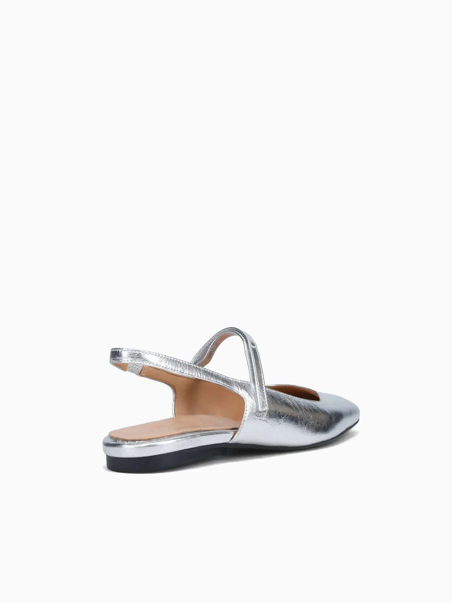 Connie Silver Leather