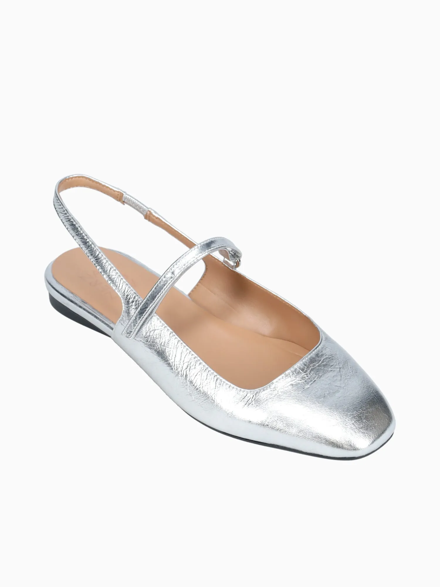 Connie Silver Leather