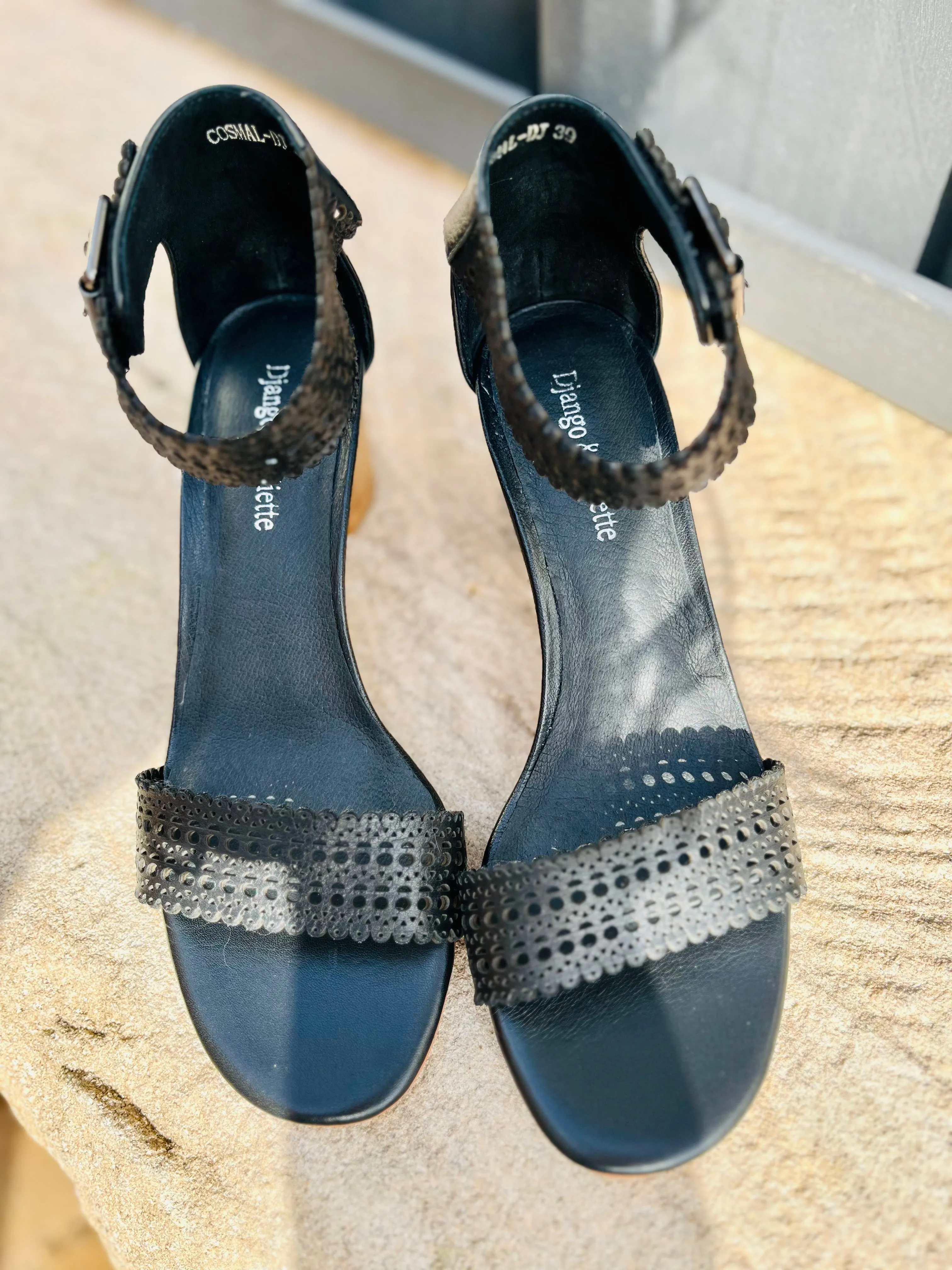 Cosmal Heels - Black & Natural