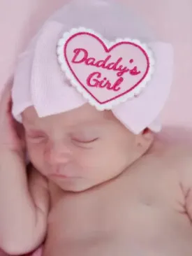 Daddy's Girl Hospital Hat: Pink