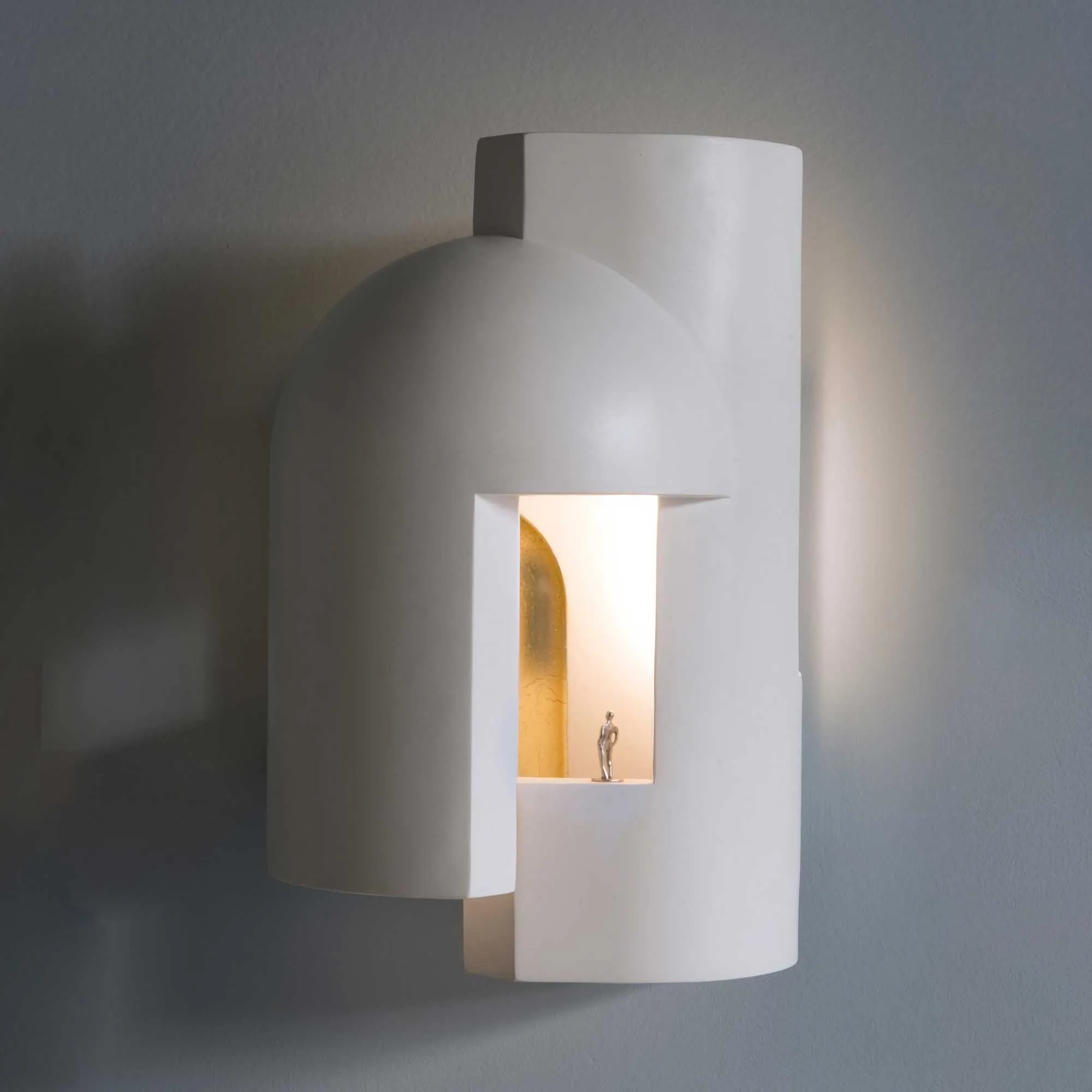 DCW editions Soul Story 1 Wall Lamp, White/Gold