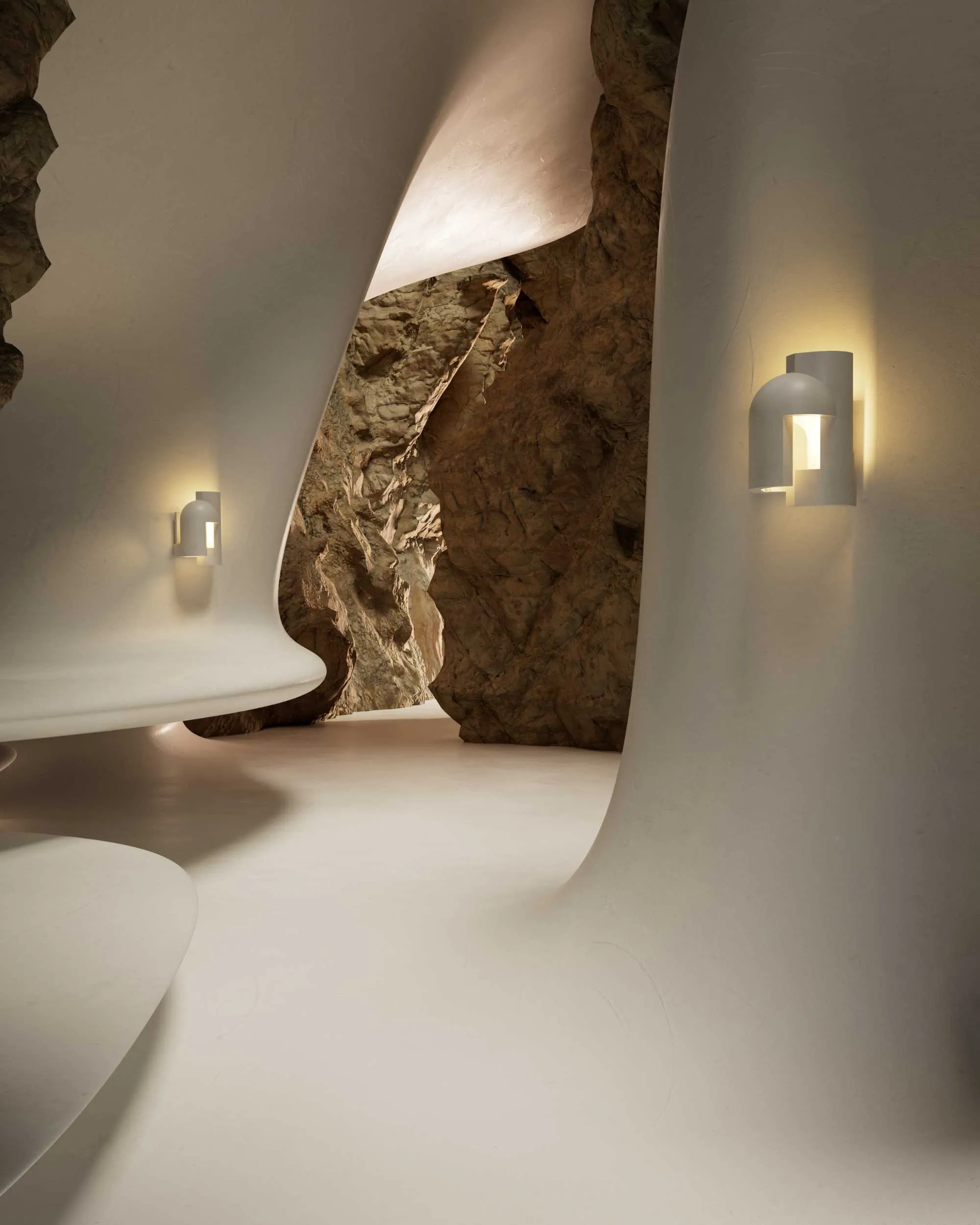 DCW editions Soul Story 1 Wall Lamp, White/Gold