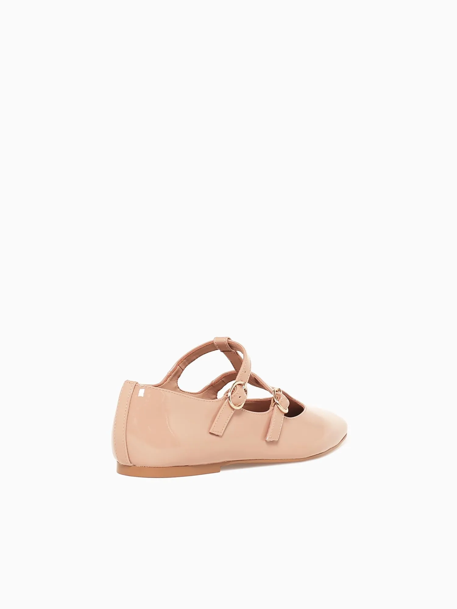 Lucia Nude Patent Leather