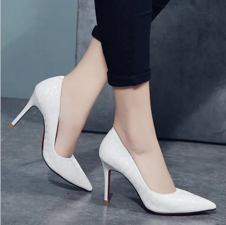 Lynda  Spitze High Heels mit Blumenmuster