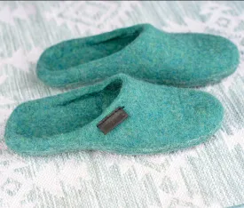 Men's Backless Slippers - Blue Lagoon