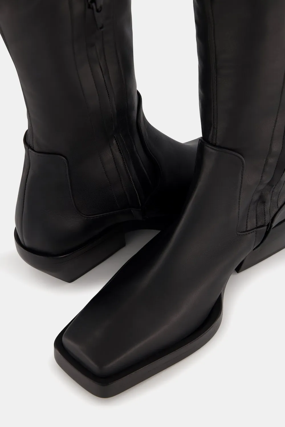 Paris Over The Knee Boot Black