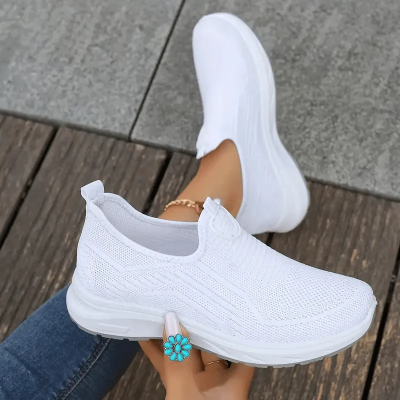 Serena | Casual Mesh Sneakers in Solid Color