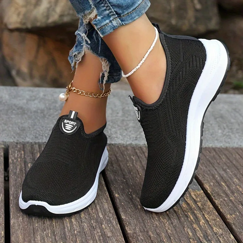 Serena | Casual Mesh Sneakers in Solid Color