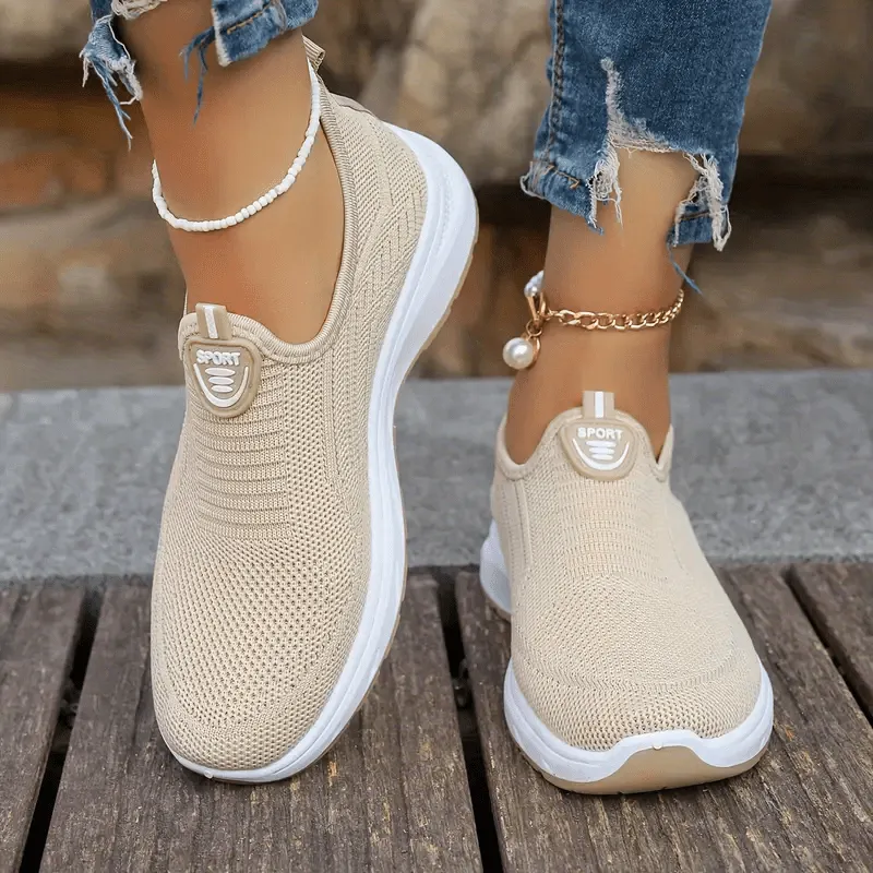 Serena | Casual Mesh Sneakers in Solid Color